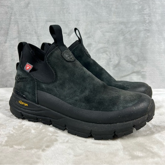 Danner Arctic 600 Chelsea Mens Black Suede 5in 200G WP Hiking Boots Size 4 D - Picture 1 of 8